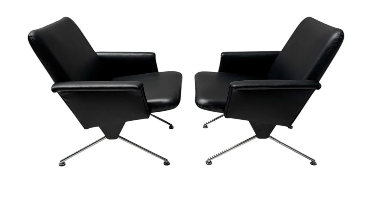 Mid-Century Modern Lounge Chairs No. 1432 by Andre Cordemeijer for Gispen, 1961